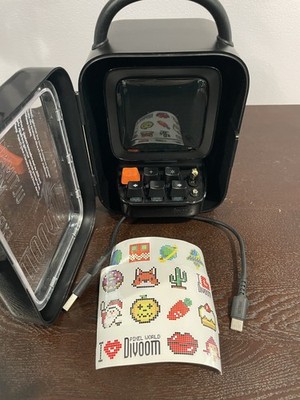 Divoom Ditoo Retro Pixel Art Game Bluetooth Speaker with 16X16 LED App Controlle