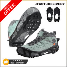 Ice Cleats Snow Traction Cleats Crampon for Walking on Snow and Ice Non-Slip Ove