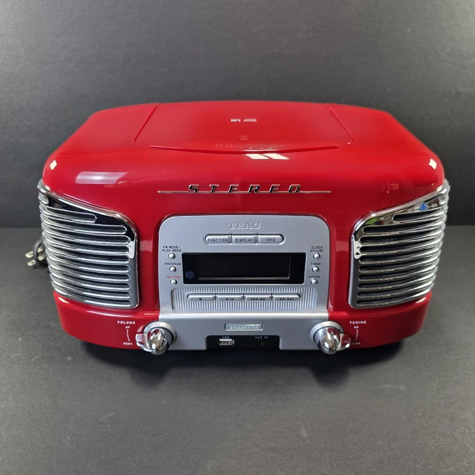 Teac SL-D920 USB, CD-Player Radio rot