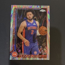 2025-26 Topps Chrome Cade Cunningham RayWave Refractor #88 Pistons
