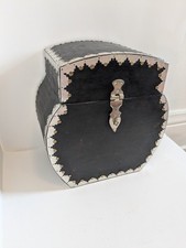 Decorative Black With Silver Accents Letter Cards Box Wedding Shower Home Decor