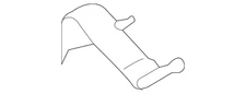 Genuine Nissan Catalytic Converter Rear Bracket 20734-EZ40B