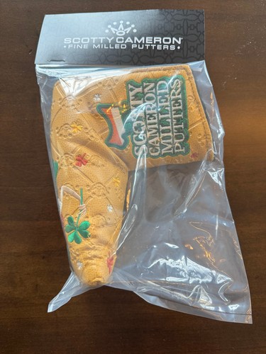 Scotty Cameron 2026 St. Patricks Day Lucky Lily Blade Headcover NEW