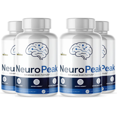 NeuroPeak- Brain Support- 4 Bottles- 240 Capsules