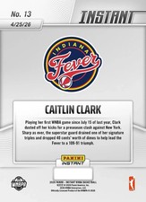GRADED GEM-MINT 10 CAITLIN CLARK FEVER 2026 PANINI INSTANT #13 Presale