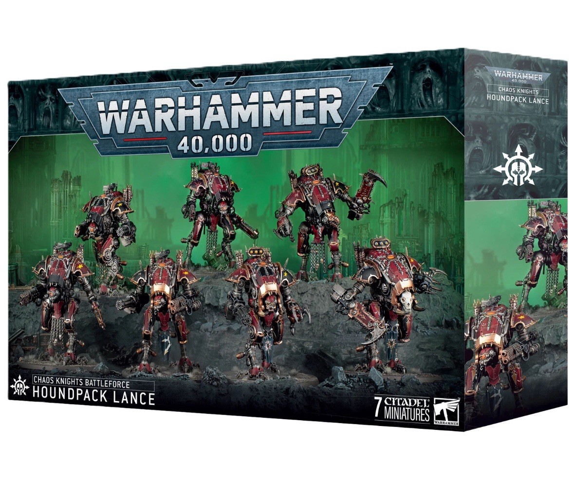 WarhammerChaos Knight's Battleforce新品未開封 Houndpack Lance Battleforce - Warhammer 40k Chaos Knights