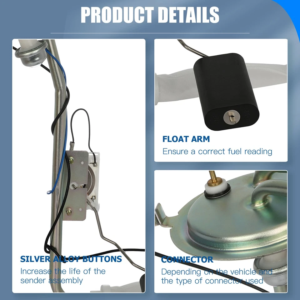 Unidad de envío de combustible para Chevy C10 K10 C20 K20 C30 K30 GMC C1500 C2500 K1500 K2500 Foto 2 de 4