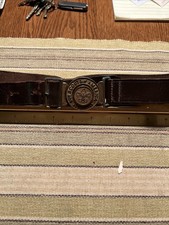 vintage Boy Scout Leather Belt 