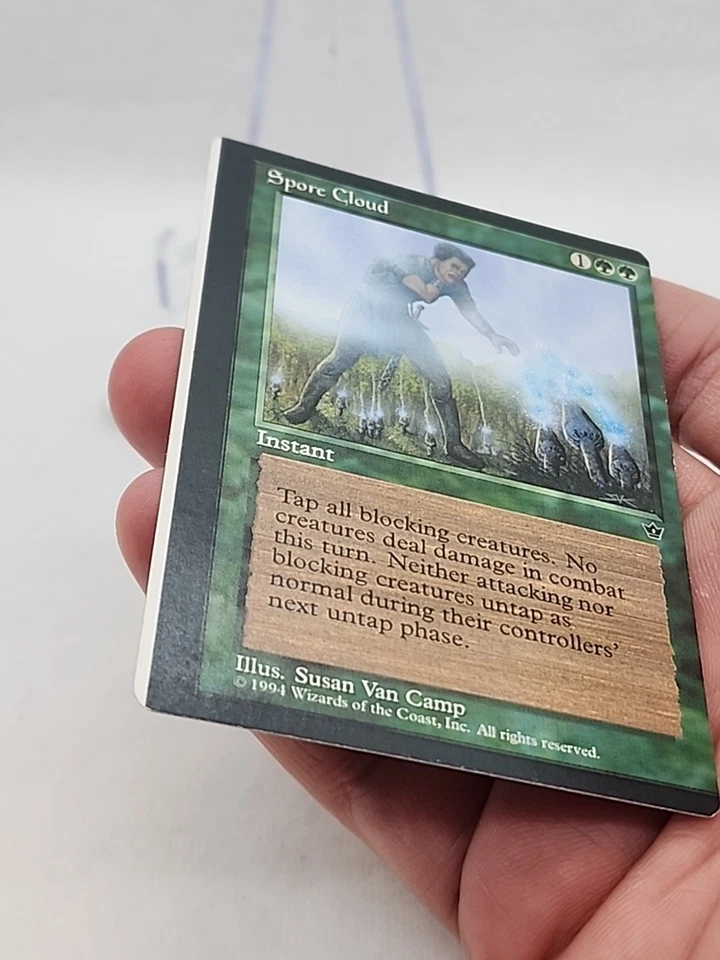 Spore Cloud MISPRINT SHEET EDGE MISCUT Fallen Empires MTG Magic *CCGHouse* - Image 4 of 4