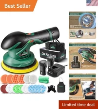 Effortless Car Detailing with 12V Cordless Buffer - Adjustable Speed, Durable