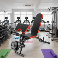 800 LBS Heavy Duty Weight Bench Adjustable Workout Bench with Leg Extension/Curl