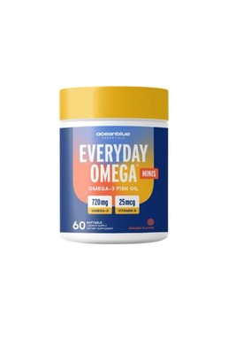 Everyday Omega-3 Fish Oil Minis - 720mg Omega-3 - Orange Flavor (60 Softgels)