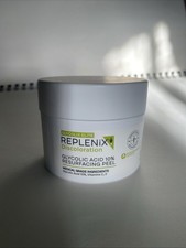 Replenix Glycolic Acid 10 Discoloration Resurfacing Peel for Face Body 60 Pads