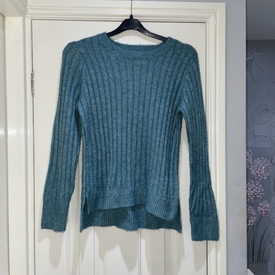 Max Studio türkis blau super weicher Strickpullover Pullover Gr. Medium sehr guter Zustand