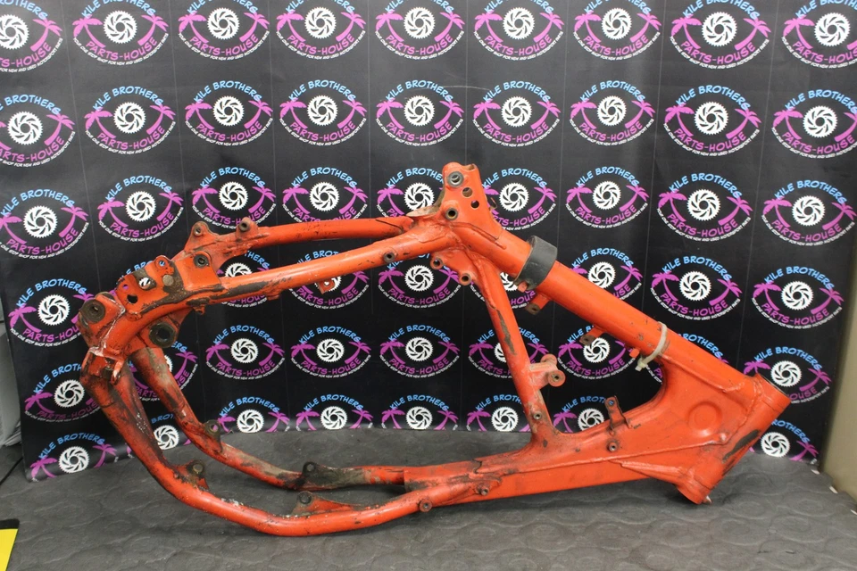 Honda CR125R 1987 OEM cuadro principal Chassi 50100-KS6-700ZA Foto 2 de 4