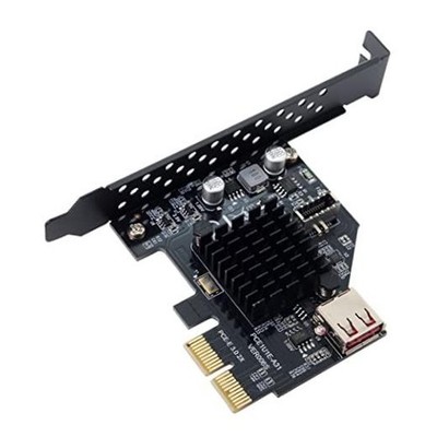 2 Port USB 2.0 ＆ USB 3.1 Gen 2 Type-E Front USB 2.0/USB 3.1 Gen2 Type-E 10Gbps