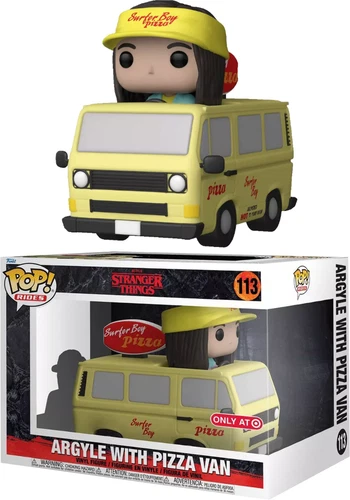 Funko POP! Rides: Stranger Things - Argyle With Pizza Van #113