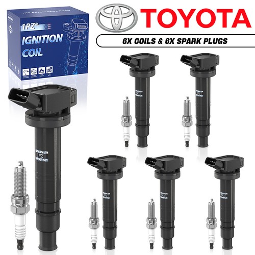 6x Ignition Coils OEM #90919-02260 For Toyota 4Runner Tundra Lexus IS F