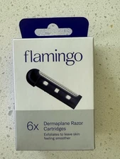 Flamingo Dermaplane Razor Refill Cartridges - New Box Unopened With 6