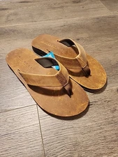 REEF Men's Ojai Classic Dark brown Size 8 Medium Width Brand New