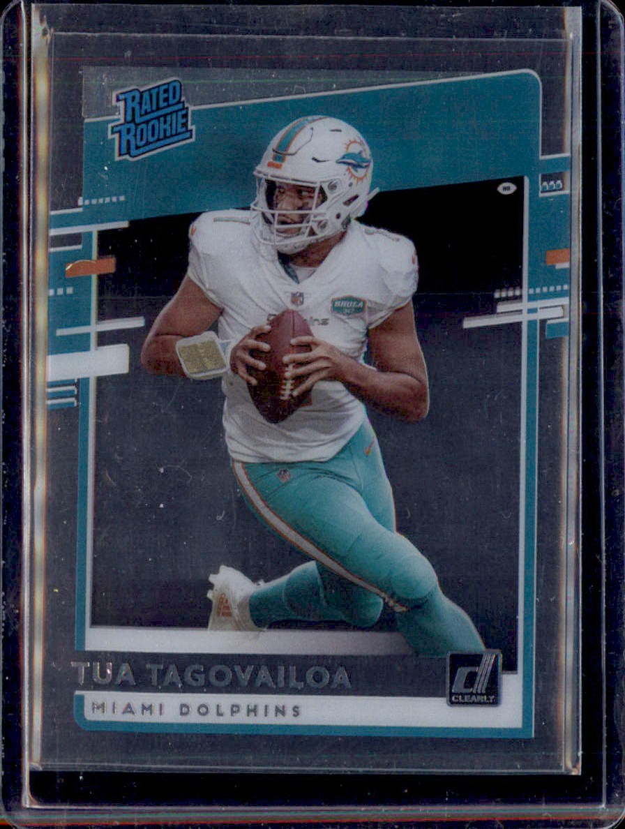 Tua Tagovailoa Panini Chronicles Clearly Donruss Rated Rookies #RRTT Base