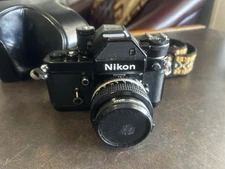 Vintage Nikon f2 Photomic DP-2 50mm f1.4 Nikkor Lens, Extras, Ships From USA