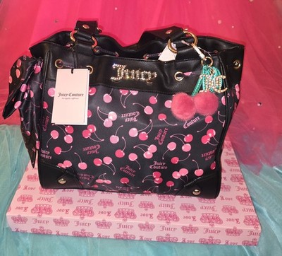 Juicy Couture Sweet Cherry Tote Daydreamer with Charm & Matching