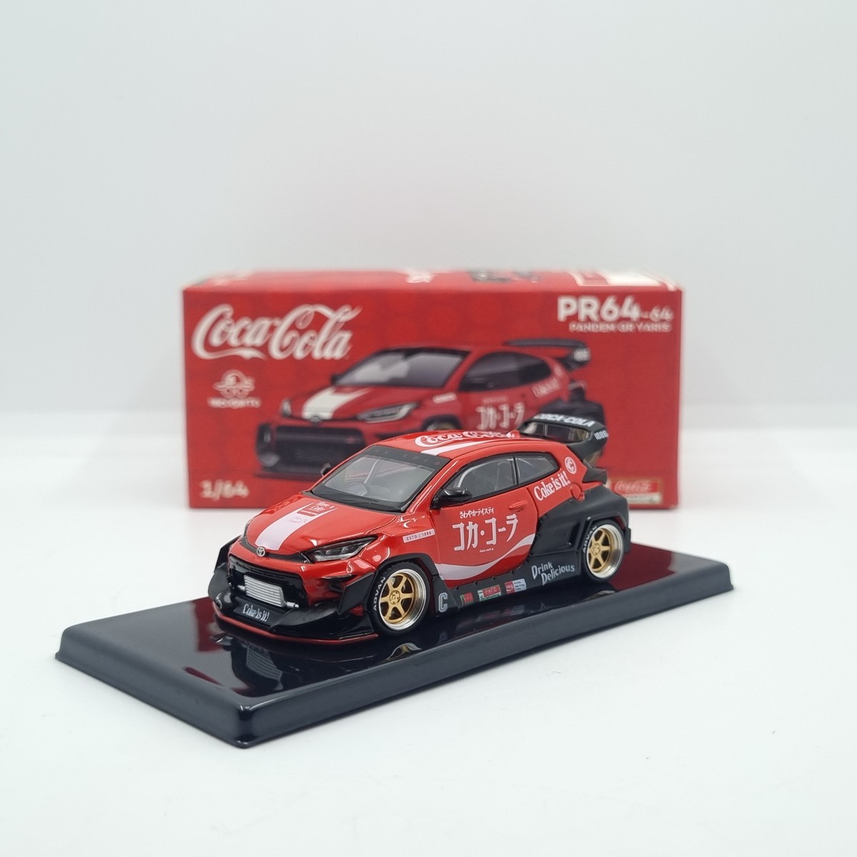 POP RACE PANDEM ROCKET BUNNY TOYOTA GR YARIS COCA COLA PR64-64 | eBay
