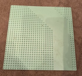 LEGO Light Green Baseplate Road 32x32 Angled Driveway Cobblestone 4478px3 6419