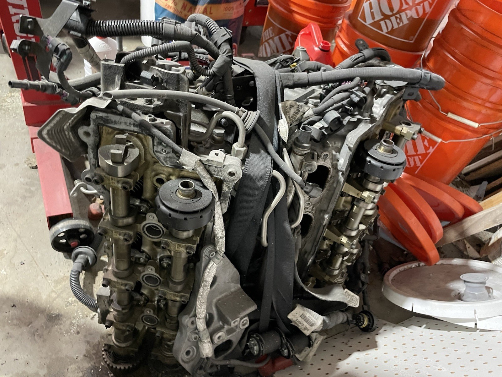 14-24 Maserati Ghibli 3.0L V6 Top Engine Motor Block Assembly OEM FOR PARTS