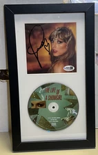 Taylor Swift The Life of a Showgirl Signed Photo Framed CD JSA Authentic Auto