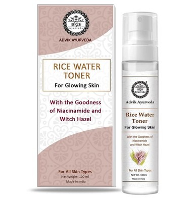 Advik Ayurveda Rice Water Toner For Glowing Skin 100ml