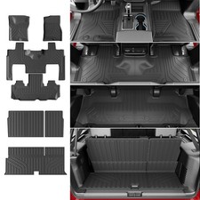 For 2003-2017 Ford Expedition Floor Mats Cargo Liner Electric Backrest Mat 7seat