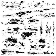 Iron Orchid designs IOD RETIRED - CHIPPY PAINT Stamp NEW 