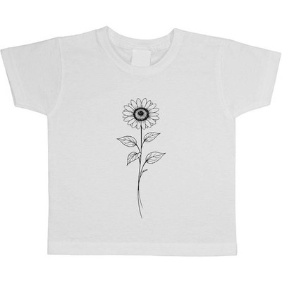 'Sunflower' Children's / Kid's Cotton T-Shirts (TS060489)