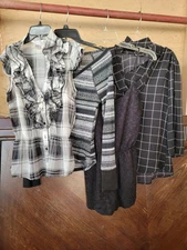 Lot Of 4 Womens Tops Size Medium Mixed Brands Work Excellent Cond. Nice Blouses