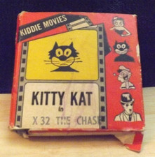 ORIGINAL FEATURE KITTY KAT IN X32 THE CHASE ATLAS FILMS 8MM 3 INCH REEL