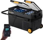 BougeRV 43 QT Car Refrigerator Portable Freezer Cooler 50L Truck Fridge 12V