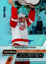 2020-21 Synergy #CJ-NL Nicklas Lidstrom Stanley Cup Journey Winning the Cup /799