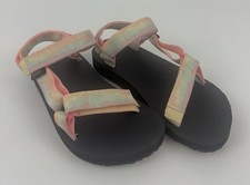 NEW TEVA Original Universal Tie-Dye Sandal Shoe Sz 1 Salmon 1124232/SLMN Kids