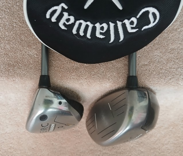 TZ GOLF - Callaway ERC Fusion Carbon/Ti 10* Driver, 3 Wood SET