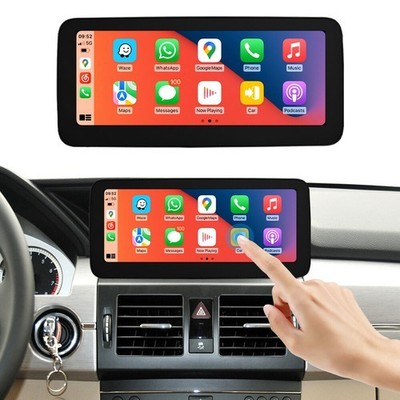 12.3'Wireless CarPlay AndroidAuto TouchScreen For Benz GLK X204 NTG4.0 2008-2012