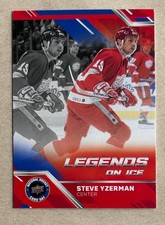 2025 National Hockey Card Day NHCD-23 Steve Yzerman Legends on Ice Red Wings