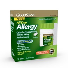 Goodsense All Day Allergy Tablets 10 Mg Cetirizine Hydrochloride 30 Count