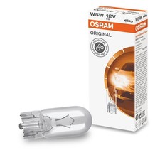 OSRAM ORIGINAL W5W 12V STANDLICHT 5W KENNZEICHENLEUCHTE GL&Uuml;HLAMPE SCHLUSSLICHT