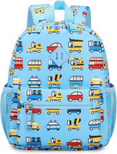 Toddler Backpack for Boys, 12'' Mini Preschool Backpack for Kids Age 2-4 Years O