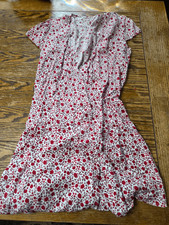 Reformation Brianne Eden Floral Wrap Mini Dress sz XL