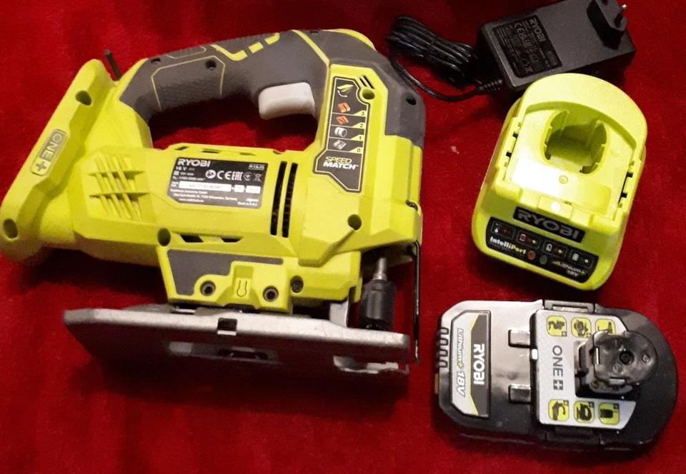 Ryobi R18JS One+ Scie Sauteuse 18v + batterie + chargeur + sac - Photo 3/4
