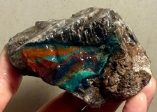 Rare Mexican Apache Gem Silica Chrysocolla Rough!