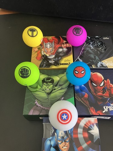 5- NEW 2025 Volvik Marvel Limited Edition Golf Ball Gift Packs Ball Packs! 5/Pks - Picture 8 of 10